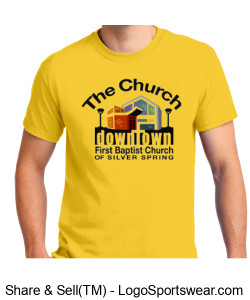 Church Unisex Adult T-Shirt Design Zoom